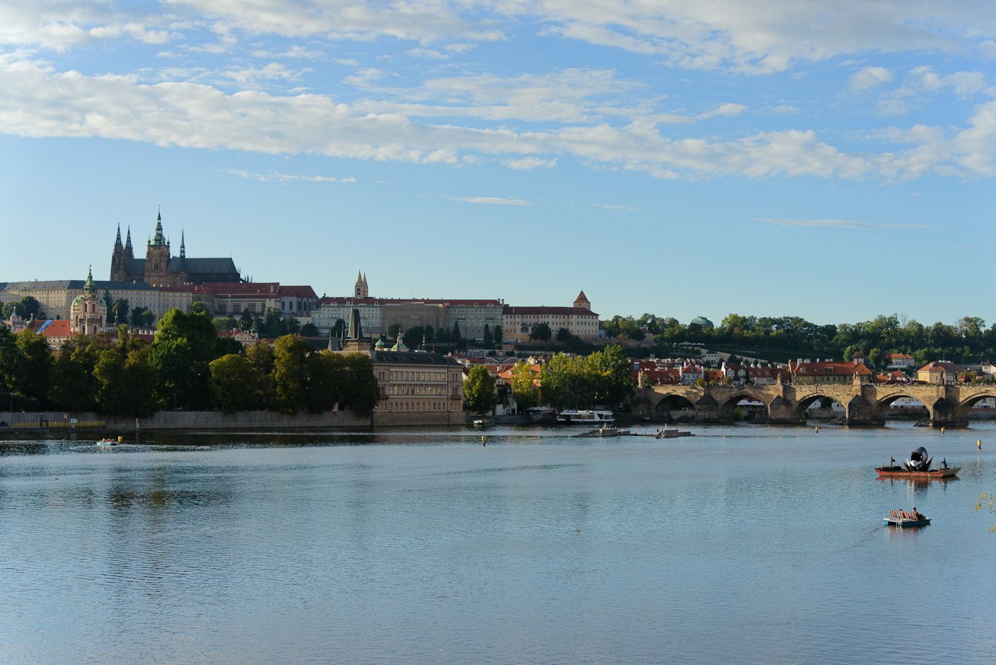 Charles Bridge and Prague Castle skyline